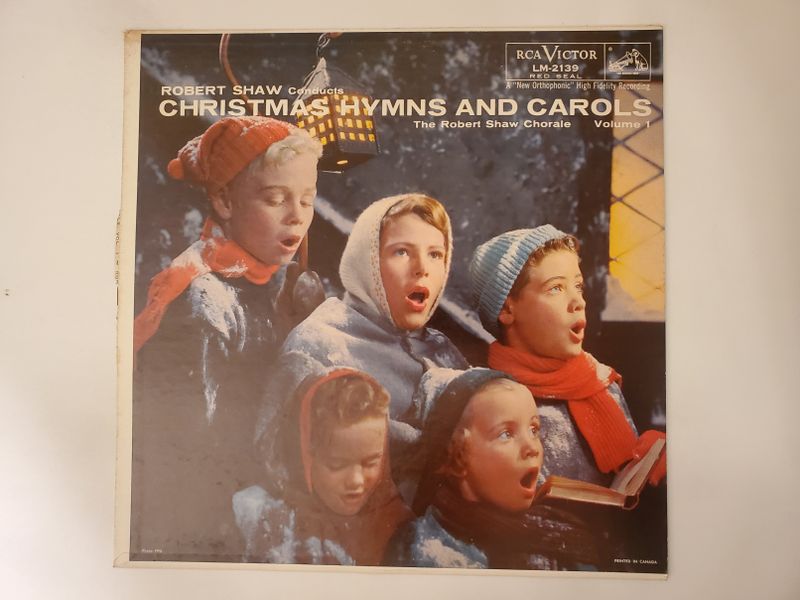 The Robert Shaw Chorale Christmas Hymns and Carols Volume I vinyl record